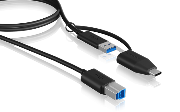 Powerful USB-B cable