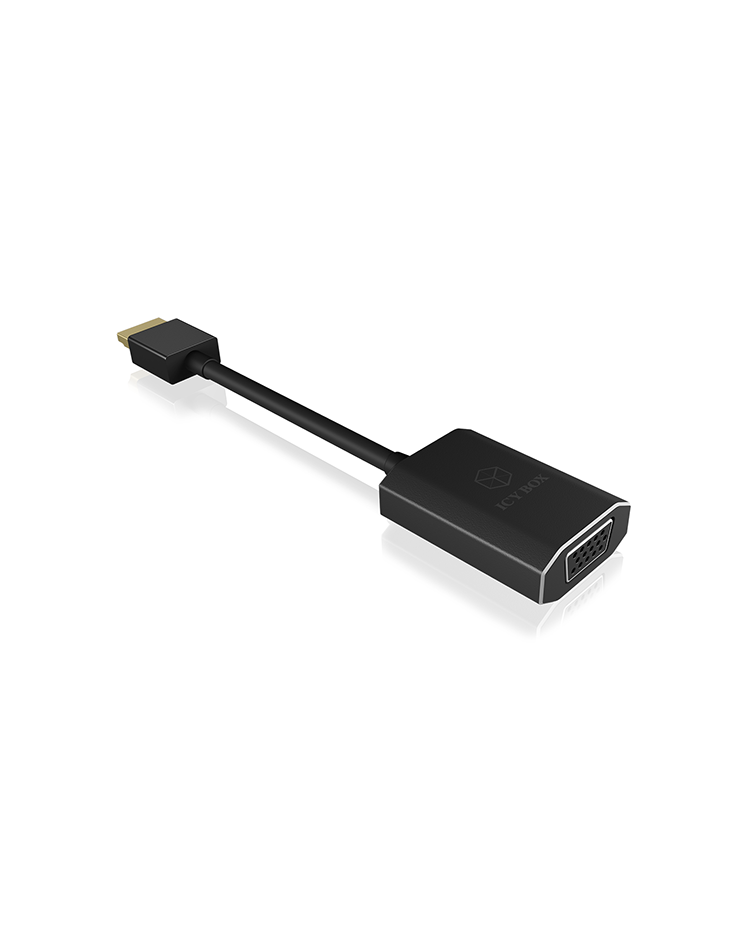 ICY BOX IB-AC502-C Adaptateur HDMI Mini Type C vers VGA Noir 