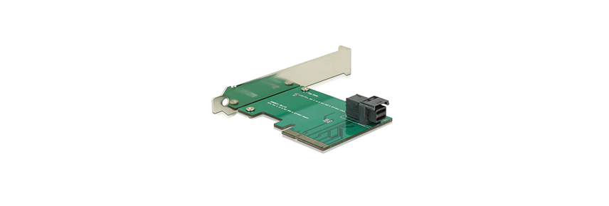 PCIe 3.0 x4 card for Mini SAS