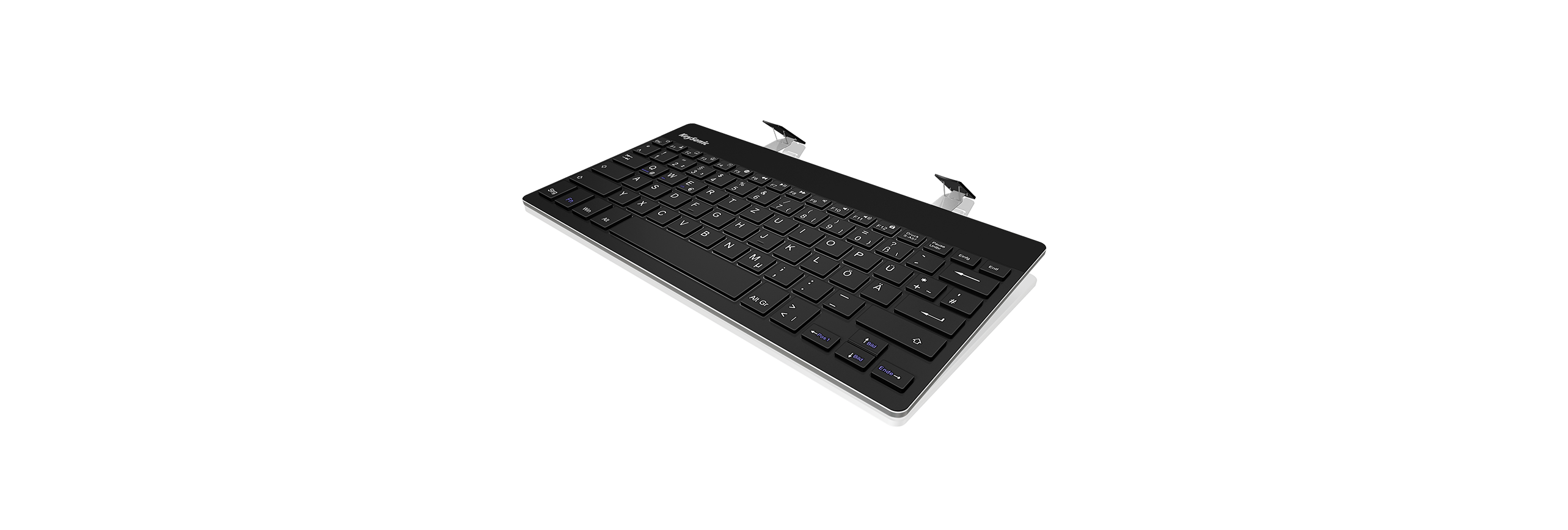 Keyboard in compact size with aluminium housing